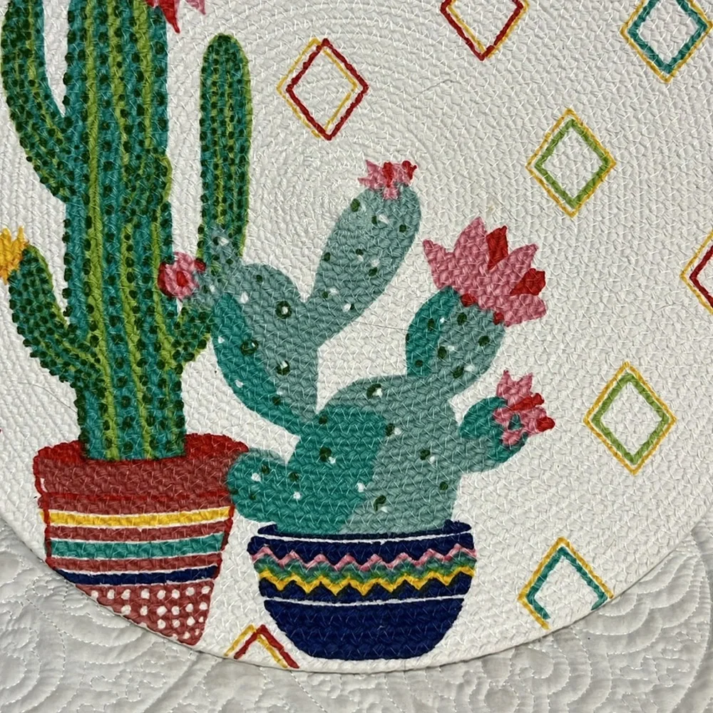 Kay‎ Dee Designs braided round placemats, set of 3